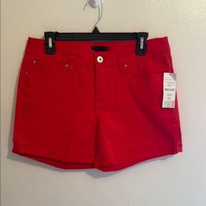 Women's Red denim Shorts size‎ 12